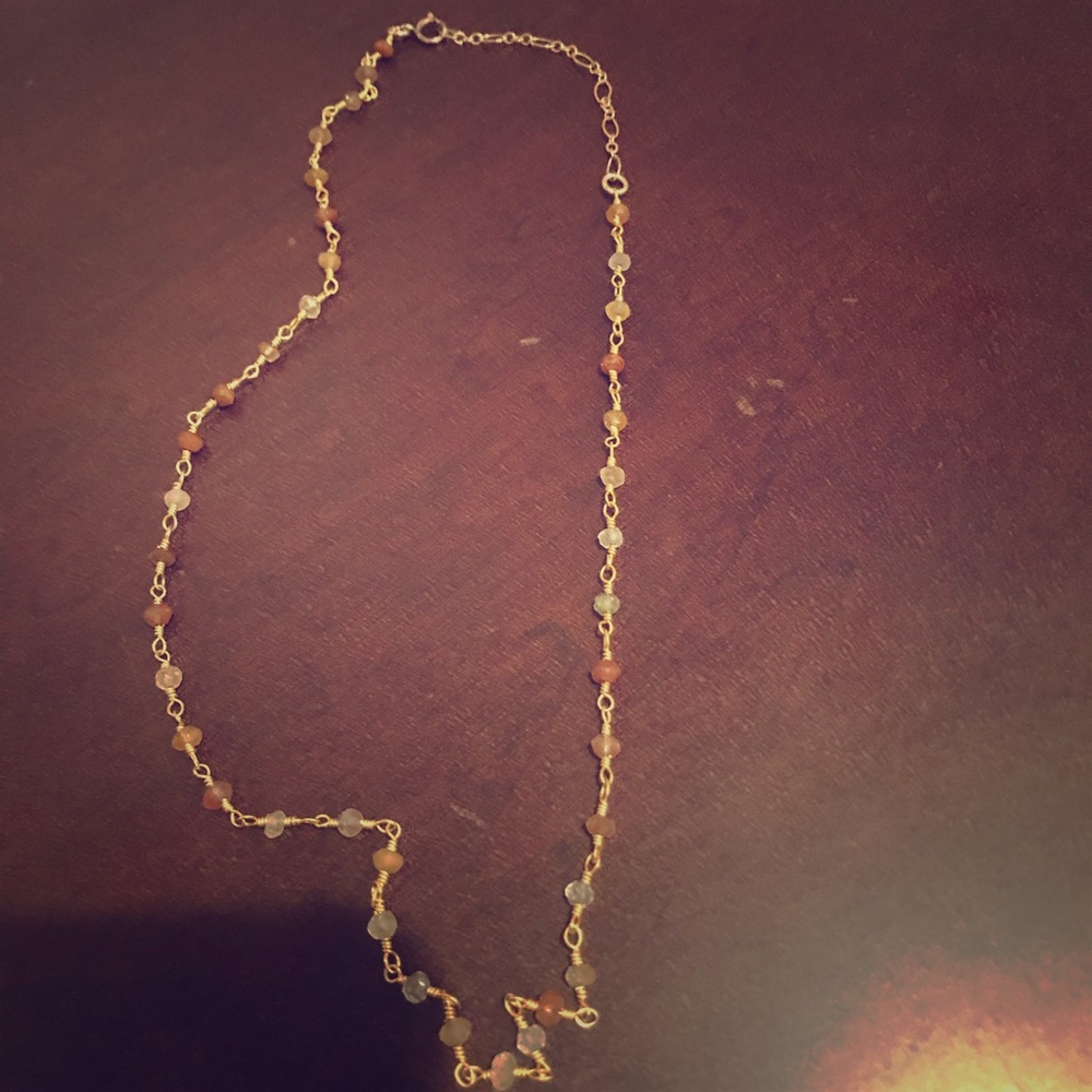 Gold plated choker